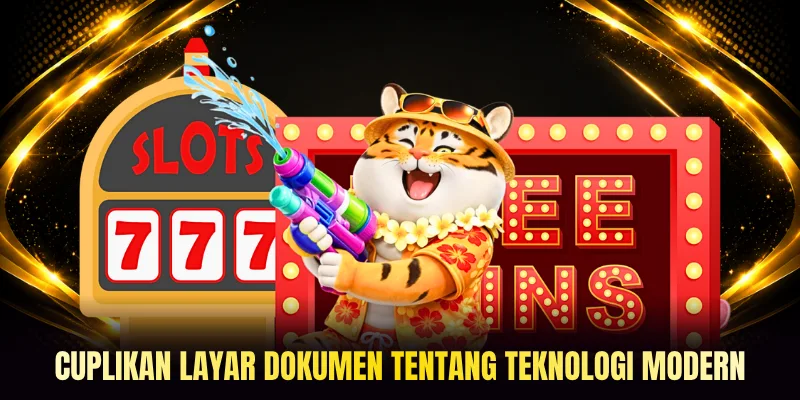 Cuplikan layar dokumen tentang teknologi modern